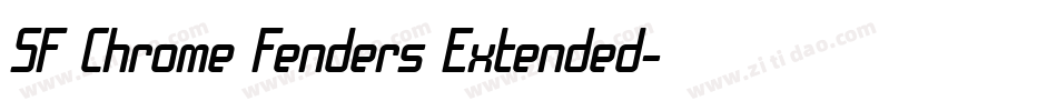 SF Chrome Fenders Extended字体转换